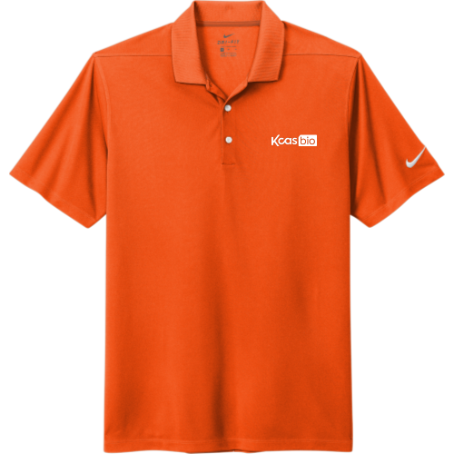 KCAS Bio Nike Mens Polo - White Logo